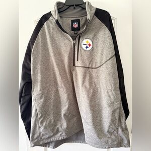 NFL PITTSBURGH STEELERS XXXL Men’s Pullover 1/4  Zip Sweatshirt